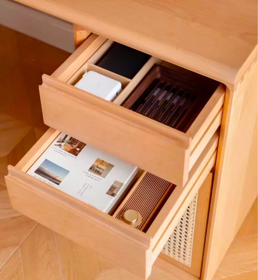 CICCI Scandinavian Solid Wood Study Table