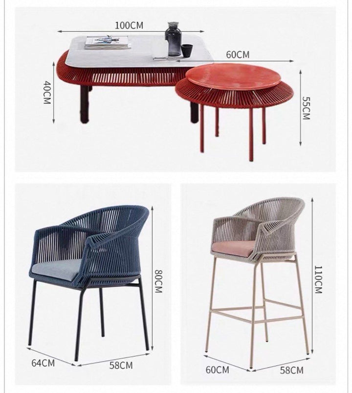 CALEDEV Modern Outdoor Sofa