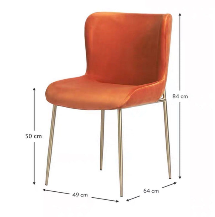 BRIEL Modern Fabric Dining Chair