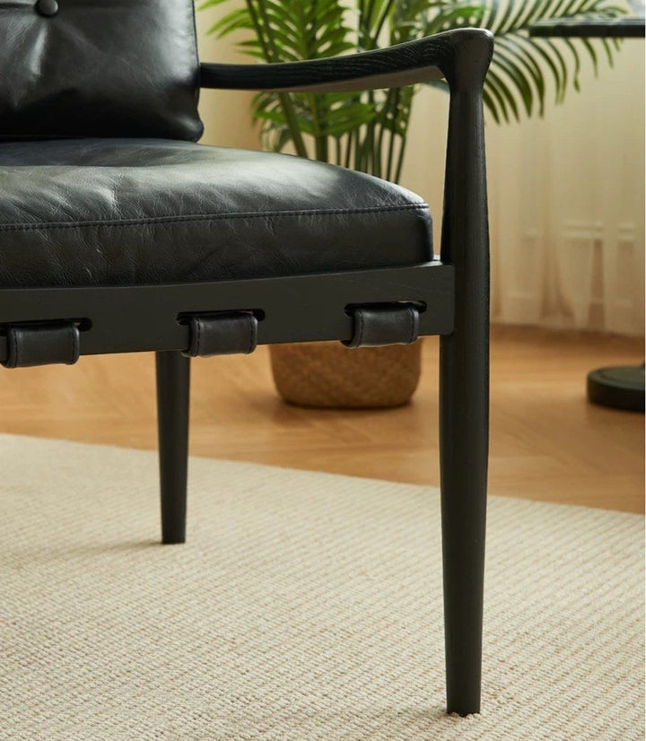 CALLIE Vintage Solid Wood Leisure Chair