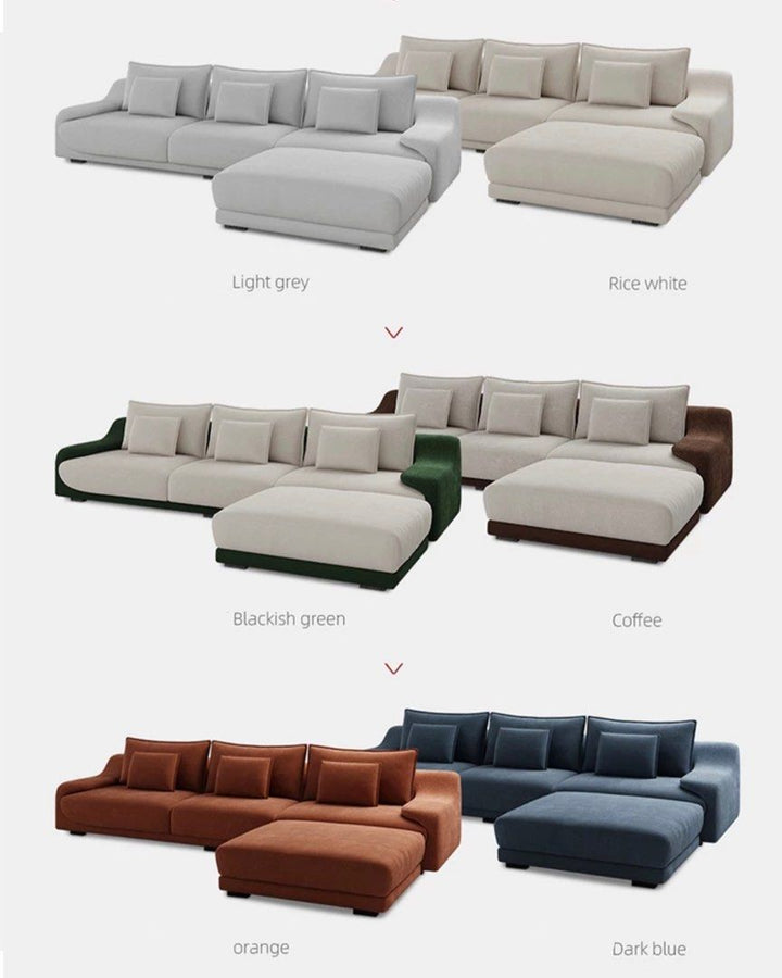 SOLANTRA Modern Fabric Sofa