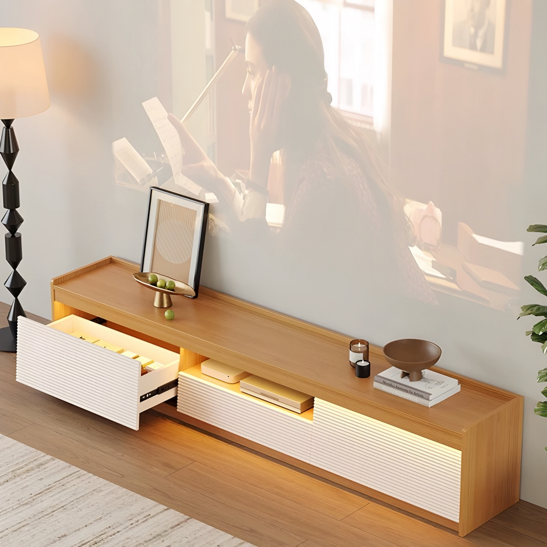 VALO Modern Solid Wood TV Console