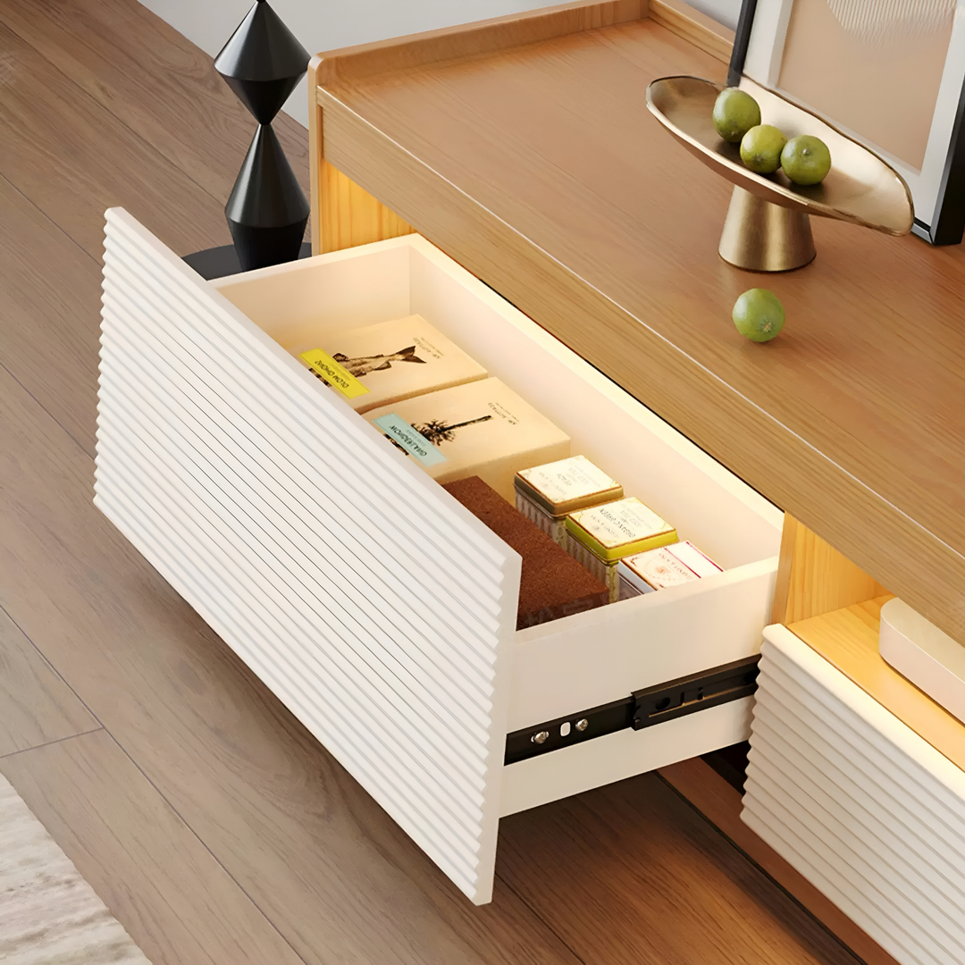 VALO Modern Solid Wood TV Console
