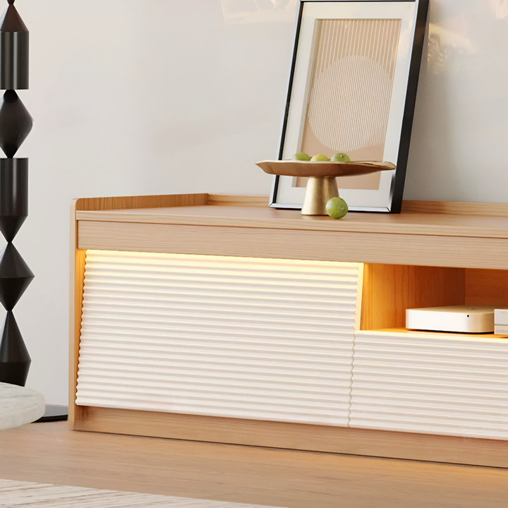 VALO Modern Solid Wood TV Console