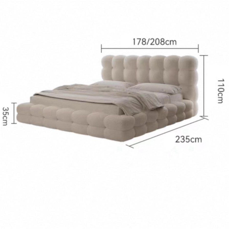 BREON Modern Boucle Storage Bedframe