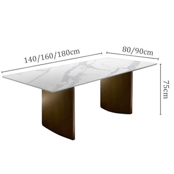 DARNELL Modern Sintered Stone Dining Table