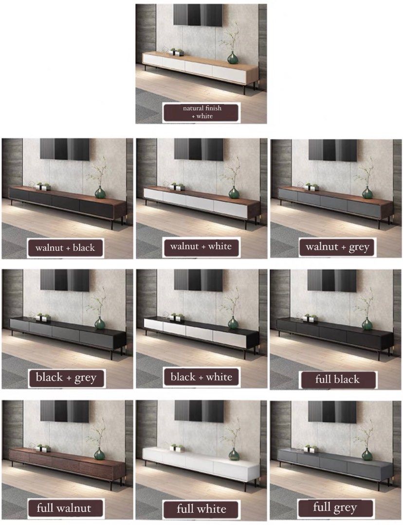 SEZA Minimalist TV Console