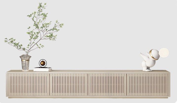 CESTER Japandi Solid Wood TV Console