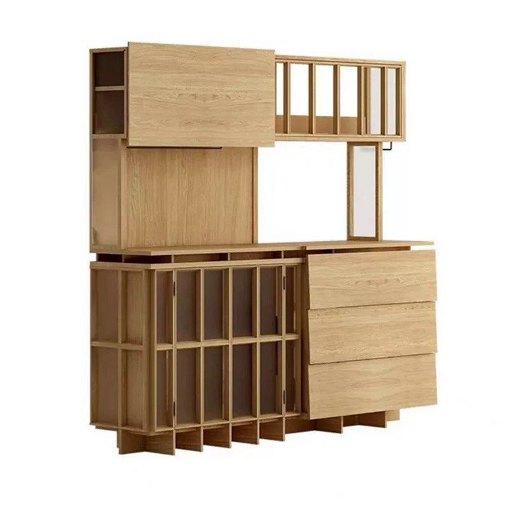 COSRE Modern Solid Wood Kitchen Cabinet