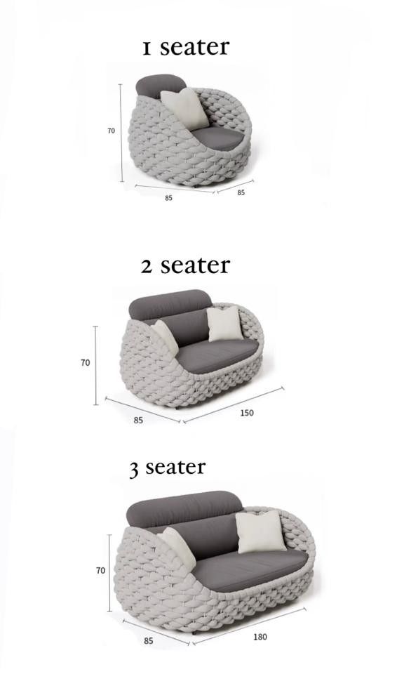 SOLARA Modern Outdoor Sofa Set