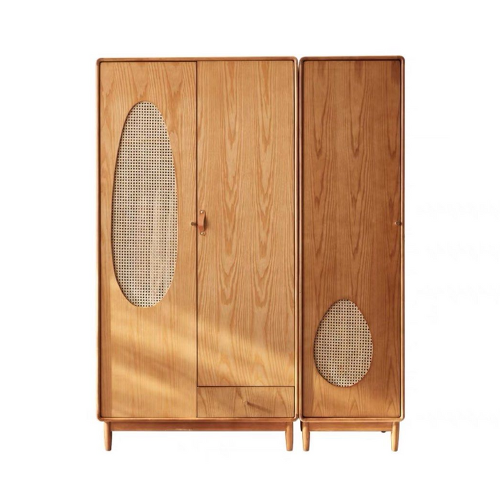 CURTIS Japandi Solid Wood Wardrobe