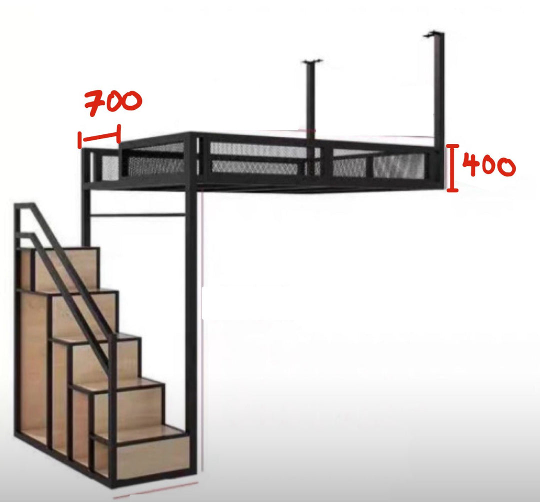 CUSTOM ORDER LINK bedframe in white