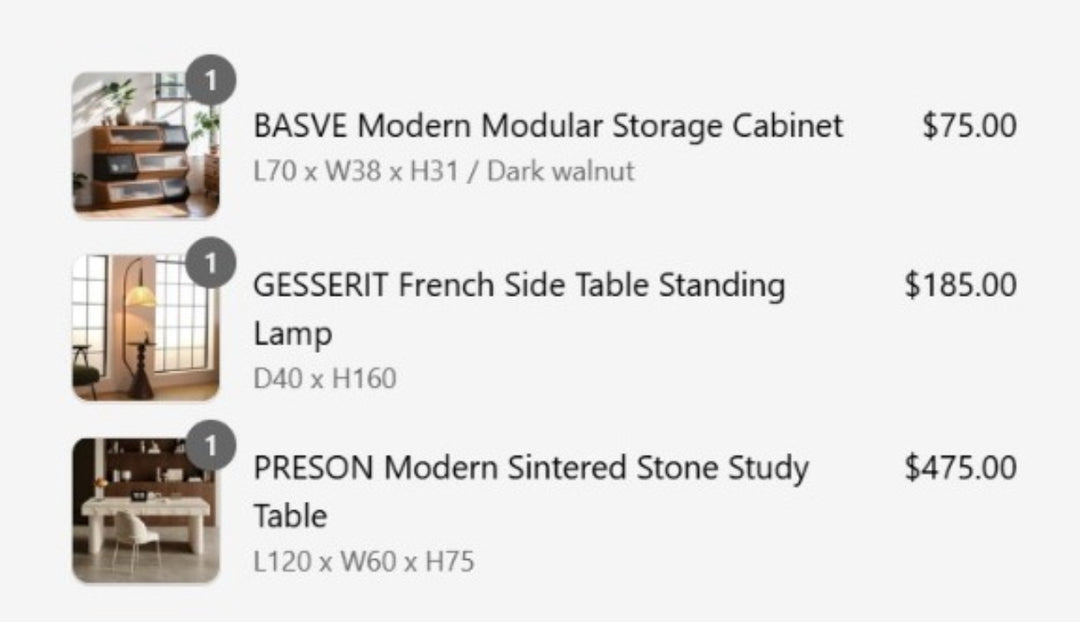 CUSTOM ORDER LINK 3 items