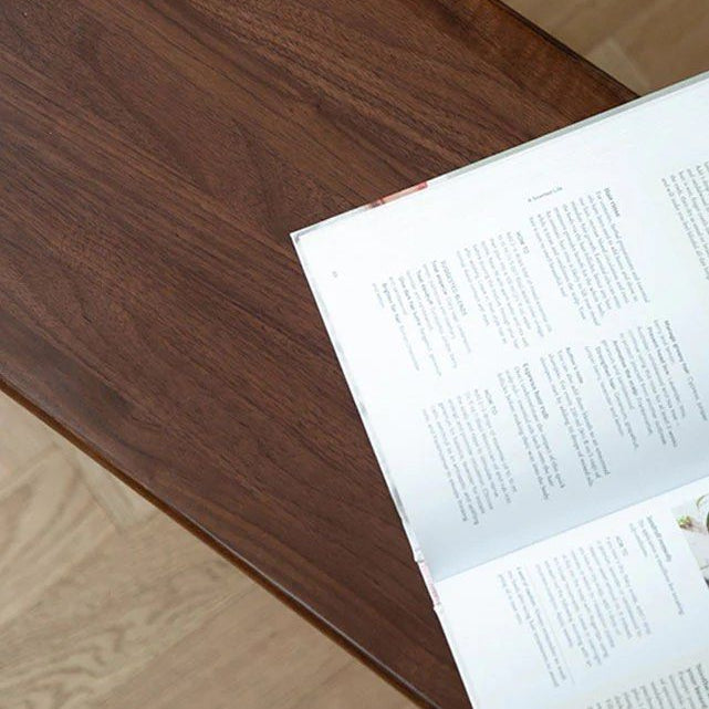 CLOVER Solid Dark Walnut Bench