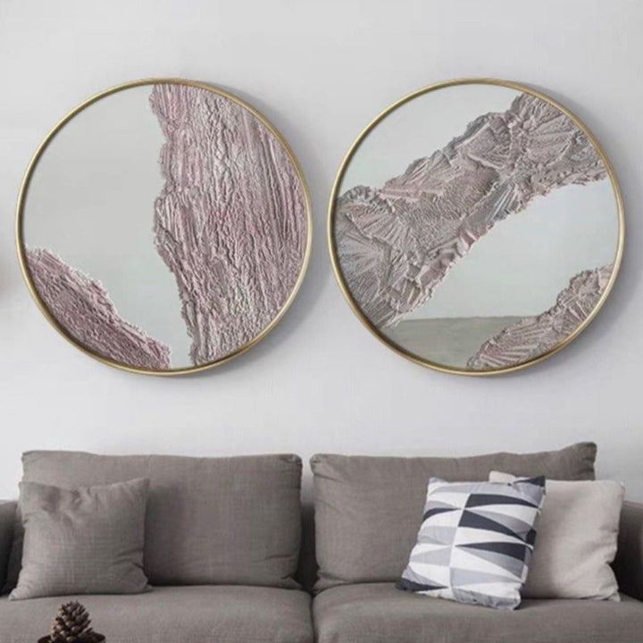 ACESO Modern Abstract Round Wall Art