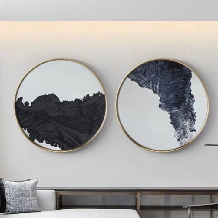 ACESO Modern Abstract Round Wall Art