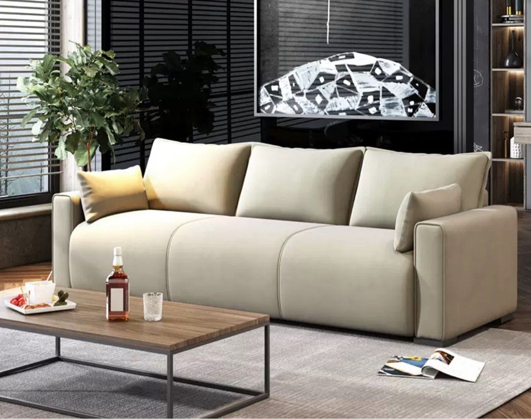 CELANORA Modern Leathaire Sofa