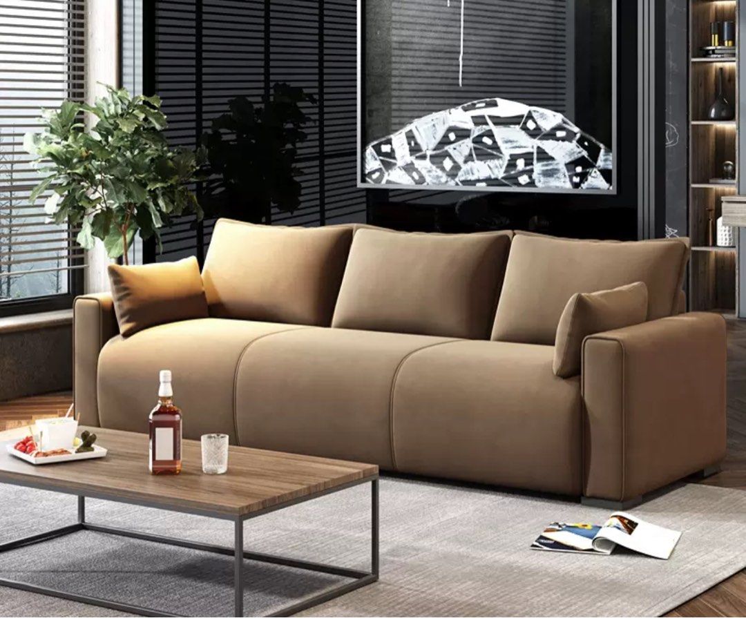 CELANORA Modern Leathaire Sofa
