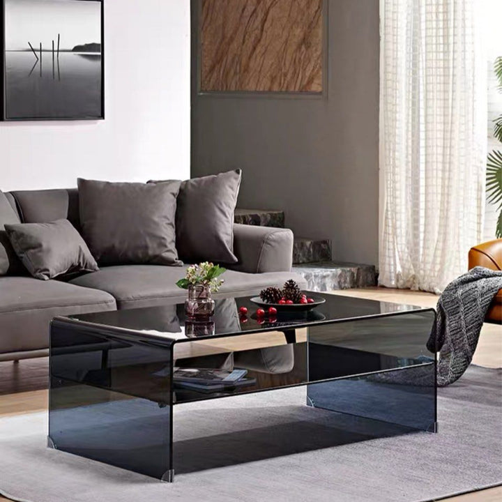 GARNER Minimalist Glass Coffee Table