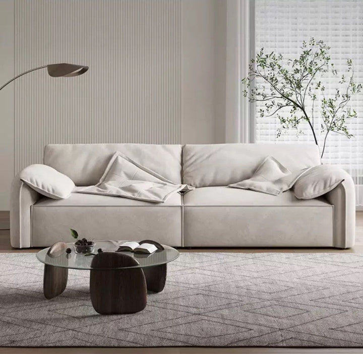 BREZARO Modern Velvet Sofa