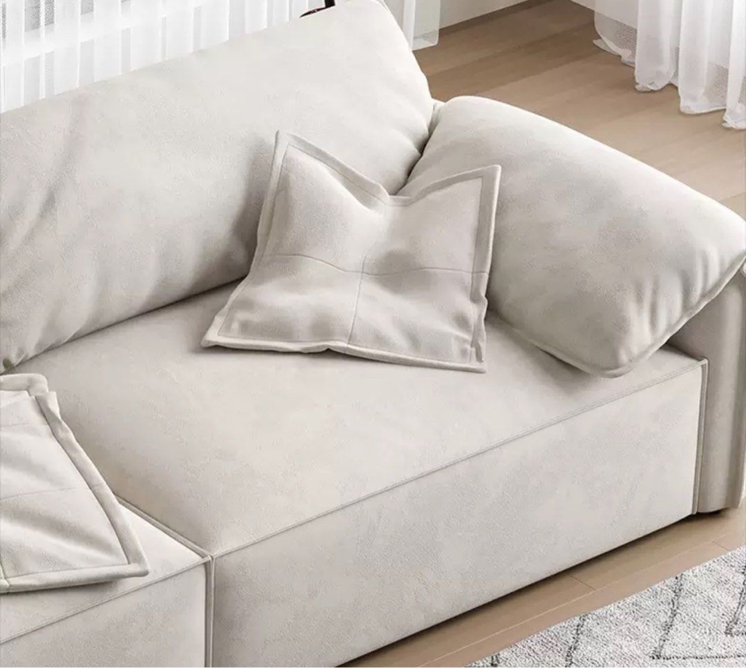 BREZARO Modern Velvet Sofa