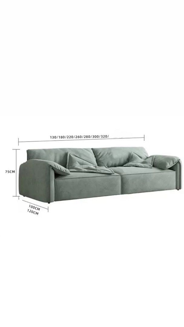 BREZARO Modern Velvet Sofa