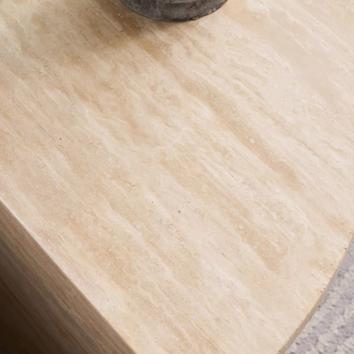 VON Modern Travertine Coffee Table