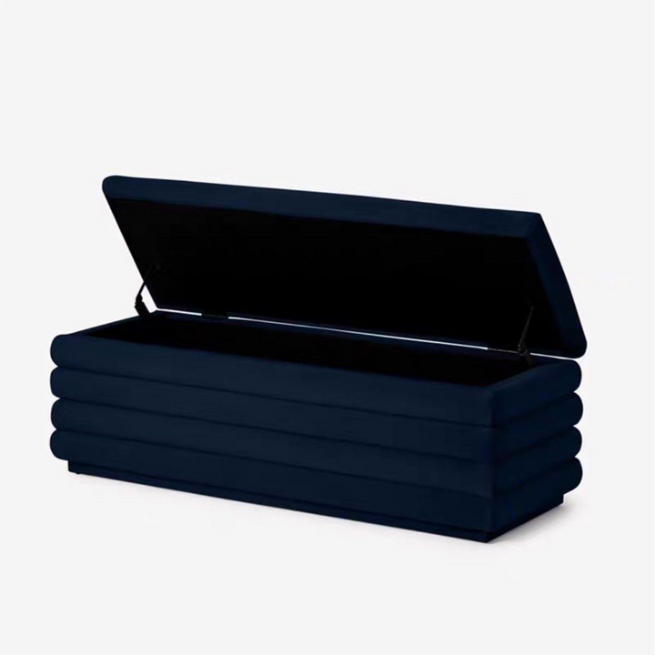 COLBY Modern Boucle Storage Bench