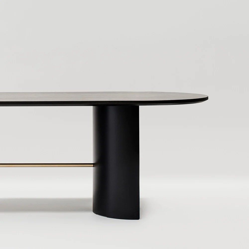 CHESNEY Black Dining Table