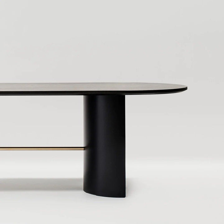 CHESNEY Black Dining Table
