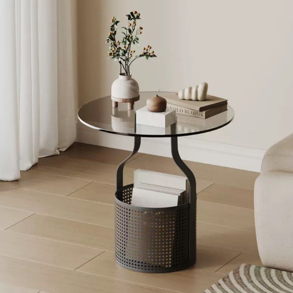 BRIDGET Modern Glass Side Table