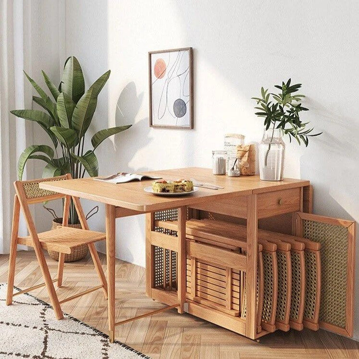 CHANDLER Foldable Dining Table & Chair Set