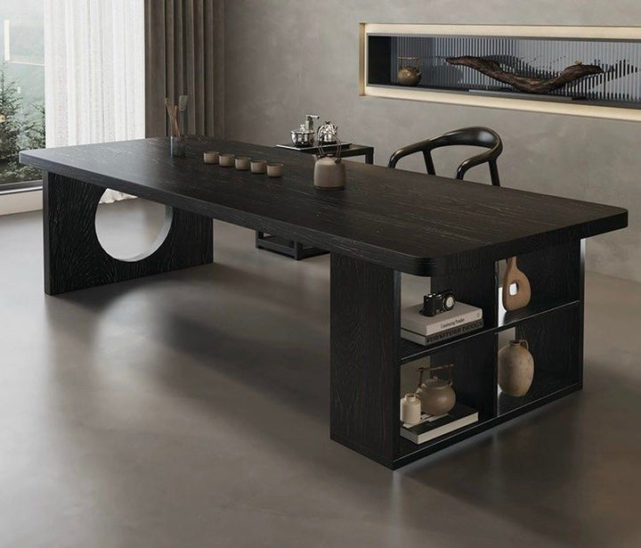 TREVIN Modern Solid Wood Dining Table