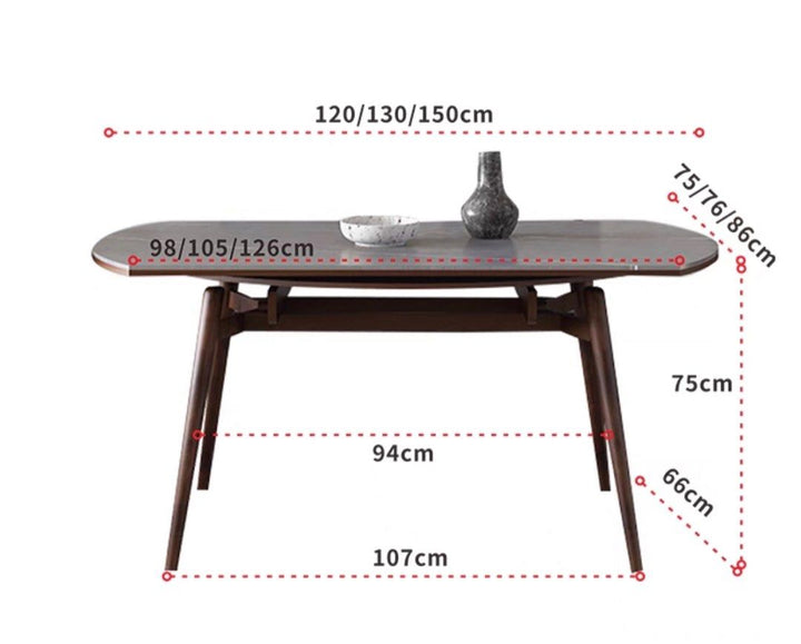DAVIN Sintered Stone Foldable Dining Table