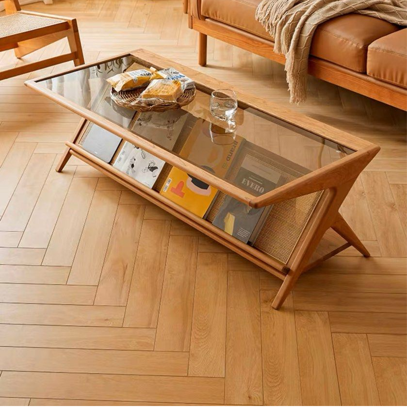 BROCK Solid Wood Coffee Table