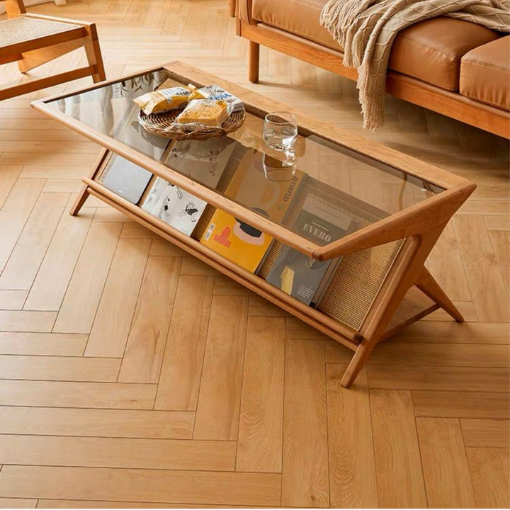 BROCK Solid Wood Coffee Table
