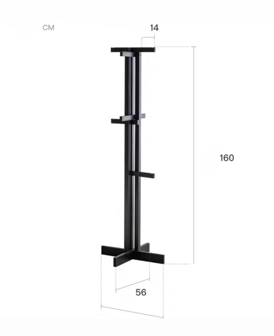 CLARA Modern Solid Wood Coat Rack