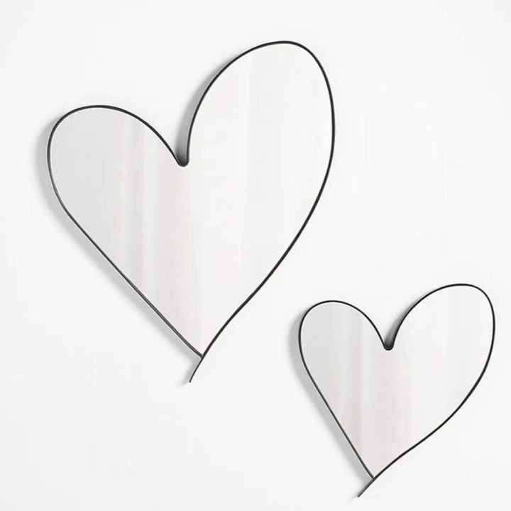 AVA Modern Heart-Shaped Mirror