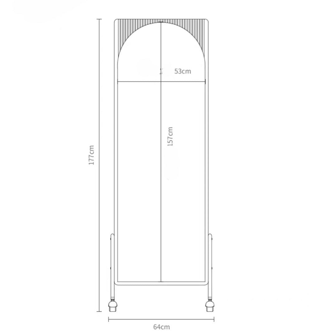 TEREZA Solid Wood Mirror Display Stand