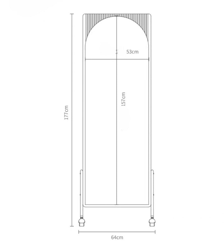 TEREZA Solid Wood Mirror Display Stand