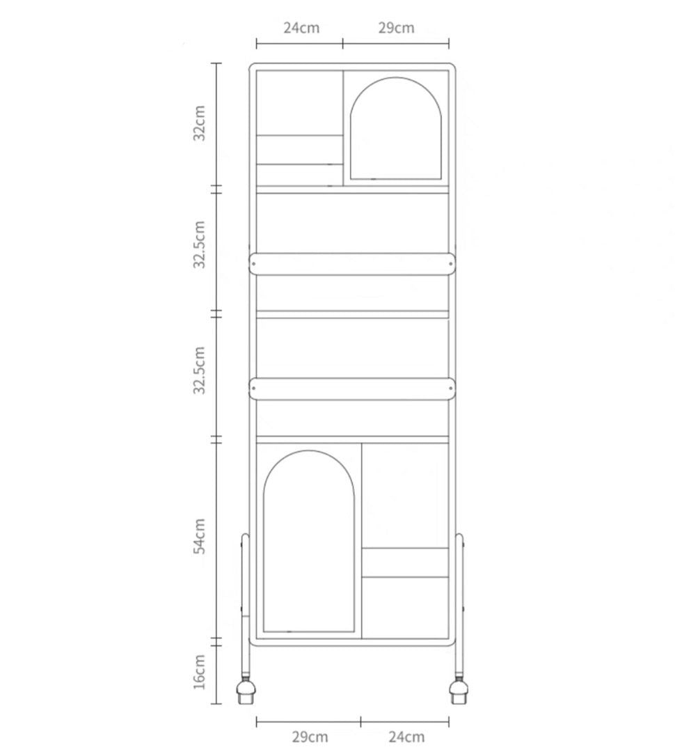 TEREZA Solid Wood Mirror Display Stand