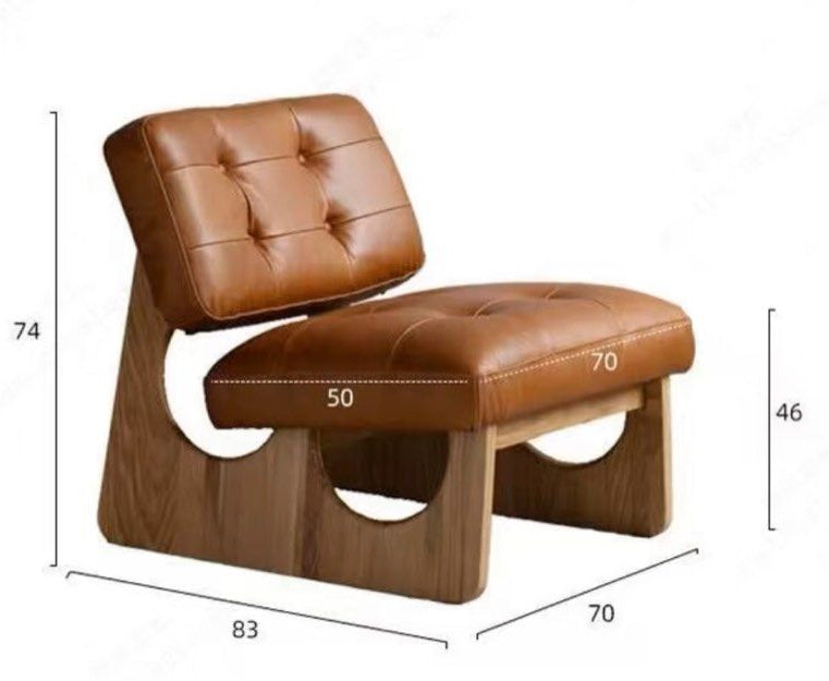 BRYNLEE Modern Leather Armchair