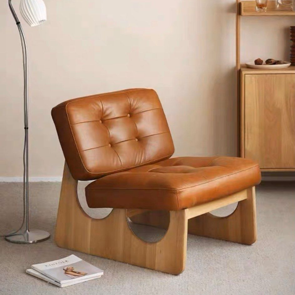 BRYNLEE Modern Leather Armchair