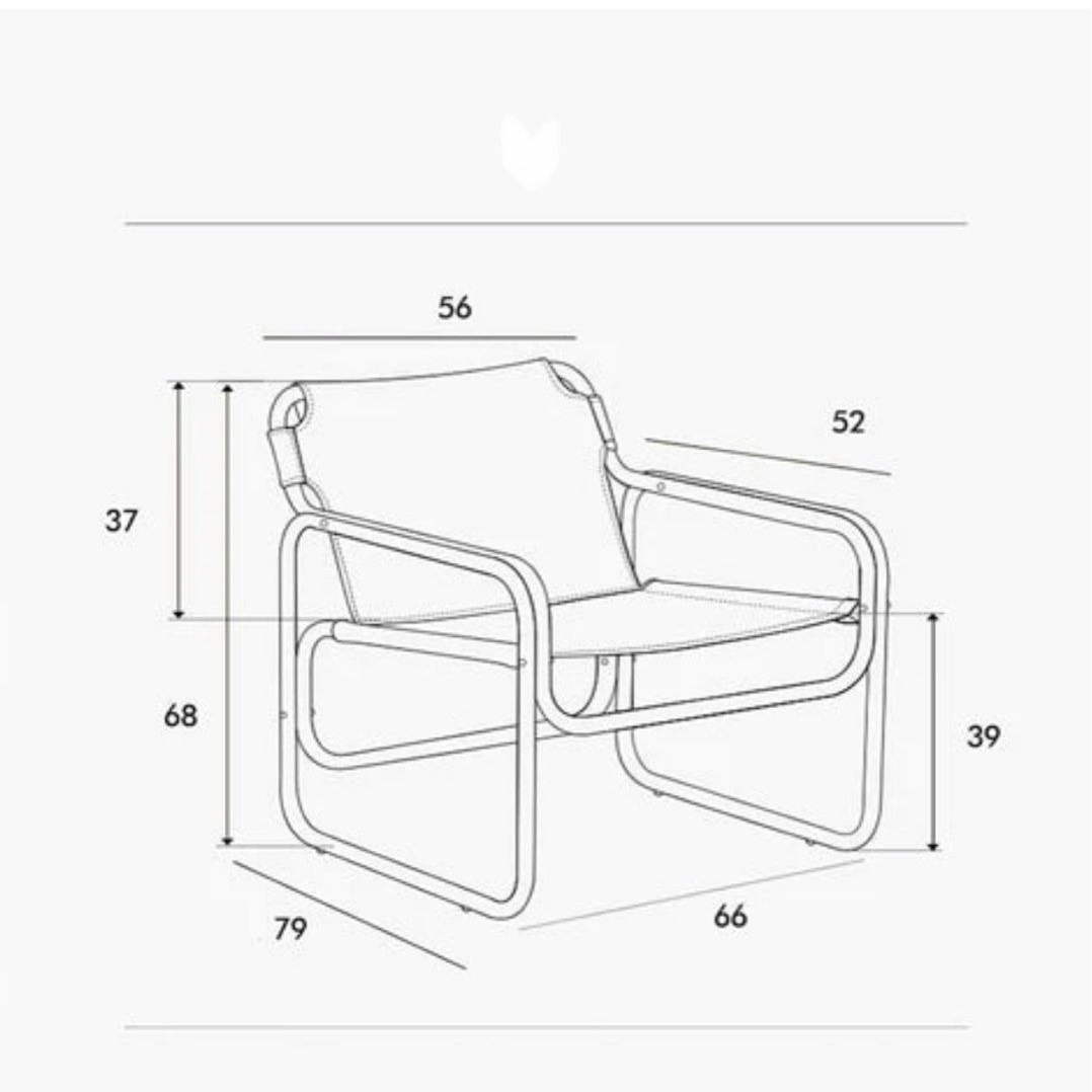 SOREN Faux Leather Lounge Chair