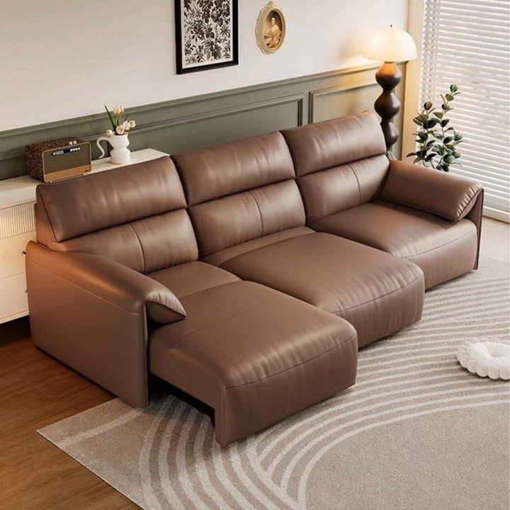 VELMIRA Modern Electric Leather Sofa