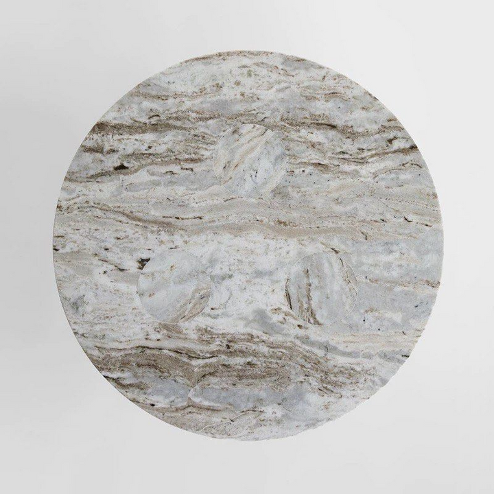 SIGNACIO Modern Marble Round Coffee Table