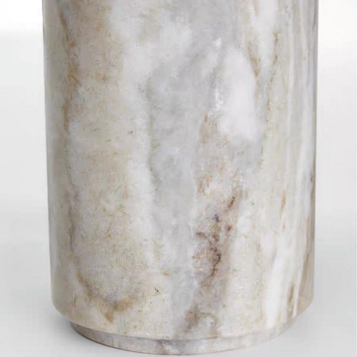 SIGNACIO Modern Marble Round Coffee Table