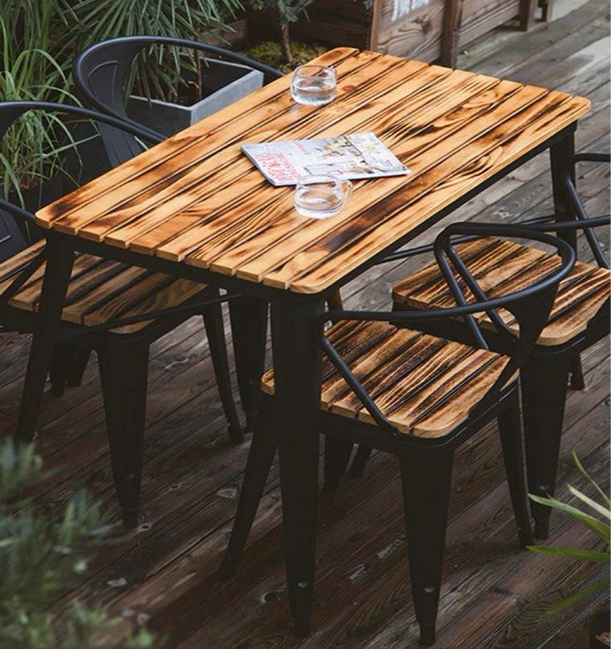 SIMON Industrial Outdoor Dining Set