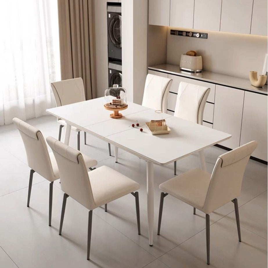GUTIERREZ Modern Extendable Dining Table and Chair Set