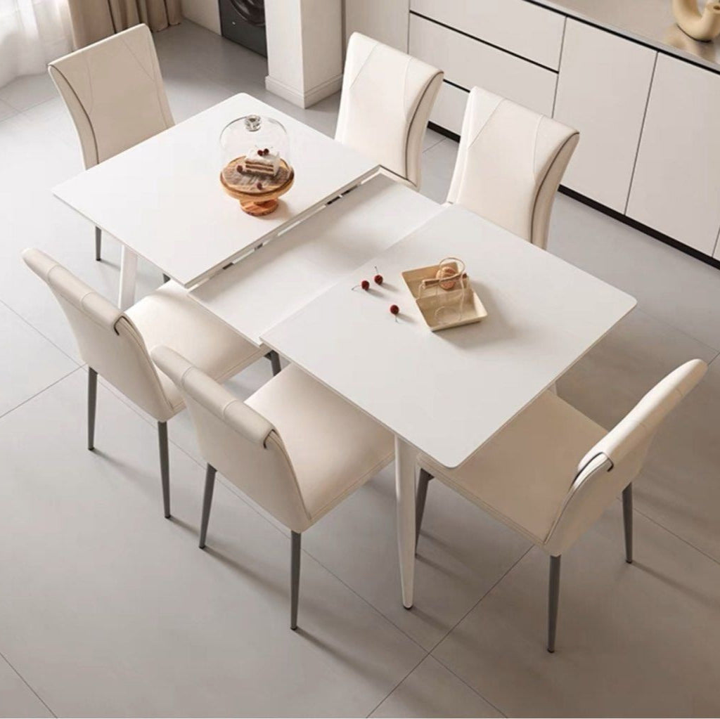 GUTIERREZ Modern Extendable Dining Table and Chair Set